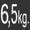 6,5 kilos de capacidad