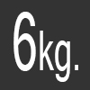 6 kilos de capacidad