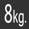 8 kilos de capacidad